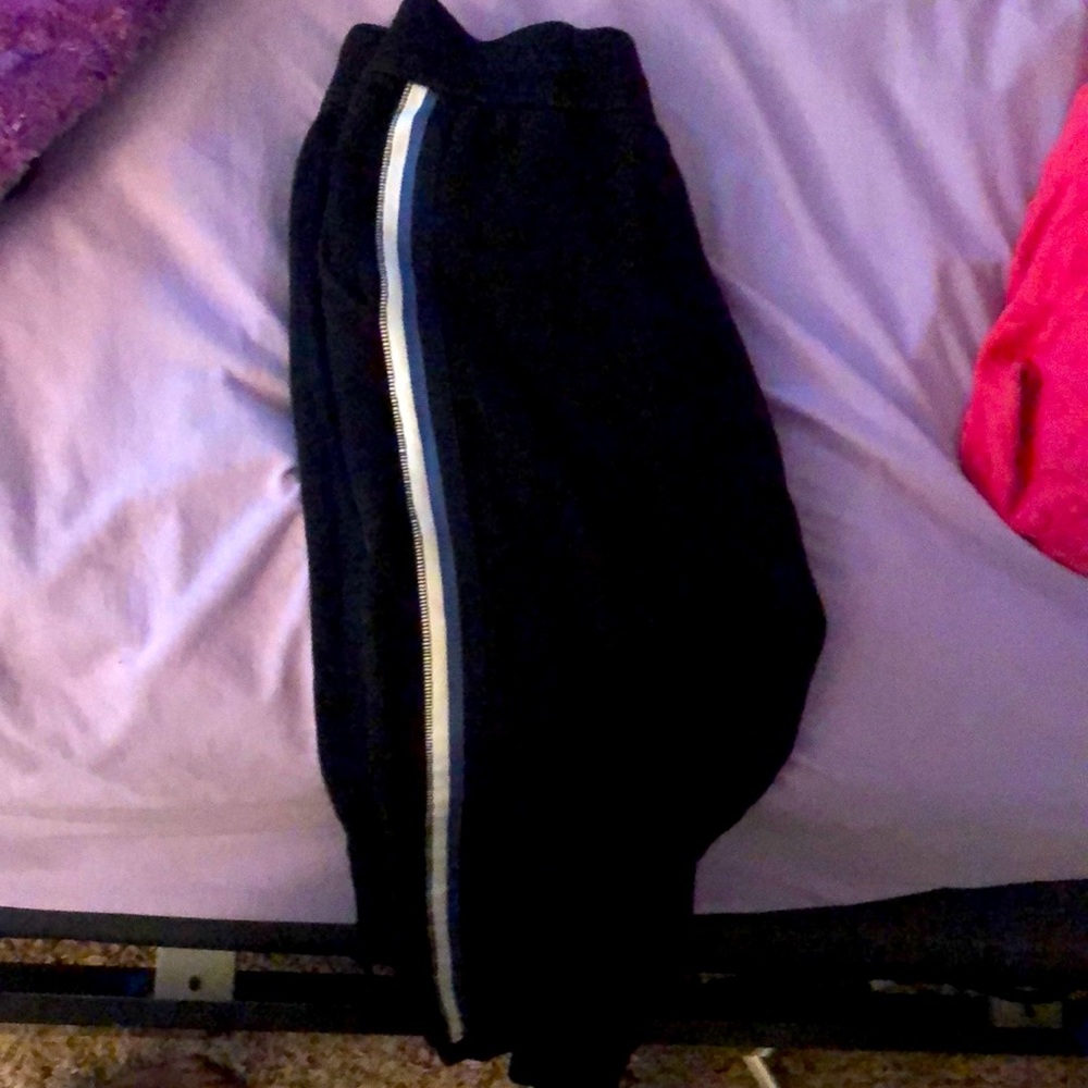 Kids sweatpants no drawstring, three pocket